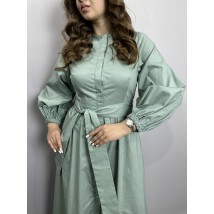 Платье женское мятное миди Modna KAZKA MKAS23-1