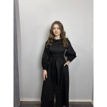 Платье женское черное миди Modna KAZKA MKAS23-2 46