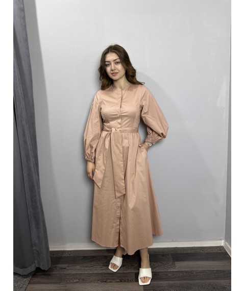Платье женское карамельное миди Modna KAZKA MKAS23-4 50