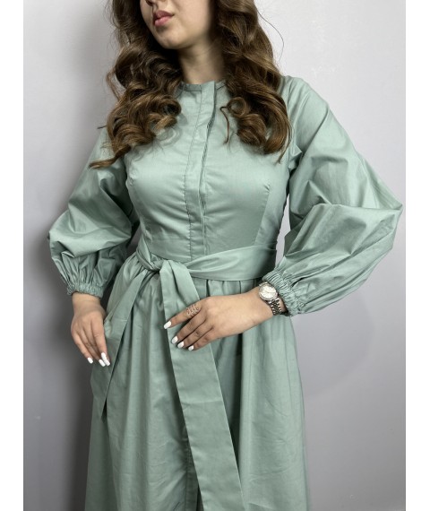 Платье женское мятное миди Modna KAZKA MKAS23-1 50