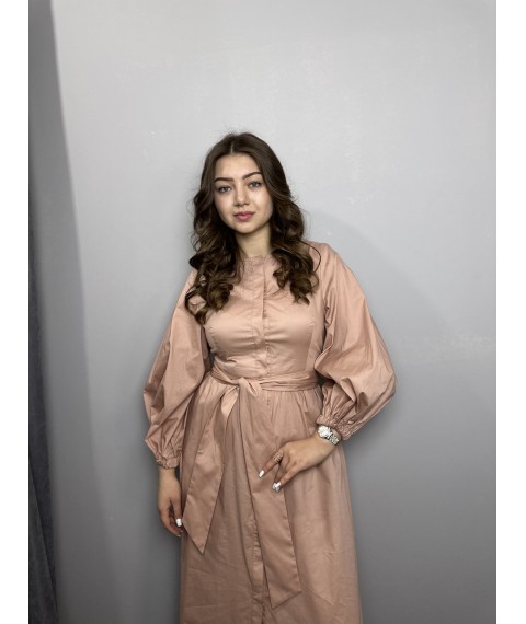 Платье женское карамельное миди Modna KAZKA MKAS23-4 50