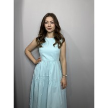 Платье женское бирюзовое миди Modna KAZKA MKAS1-1