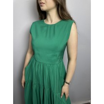 Платье женское зеленое миди Modna KAZKA MKAS1-2 46
