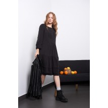 Платье женское миди черное Modna KAZKA Миледи MKPR2117-01