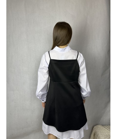 Женское платье-рубашка трансформер белое Modna KAZKA MKAD3276-1