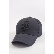 Бейсболка унисекс вышивка Тризуб чёрная KENT&AVER MKKT03081-1