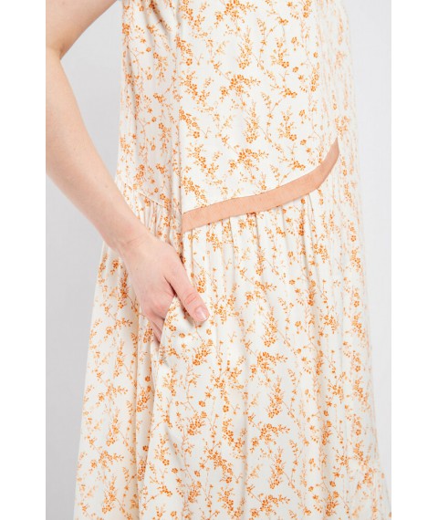 Платье летнее женское белое Вирджиния PARI MKPR2525-1