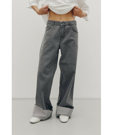 Женские джинсы Baggy черные Rica Mare RICA MARE MKRM4232-1 34