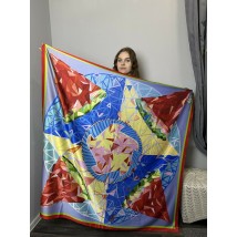 Платок женский "Херсонские арбузы" 140х140 см MKNCH080625-13