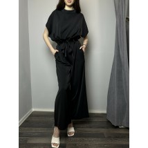 Комбинезон женский нарядный чёрный Modna KAZKA MKAD2133-1 44