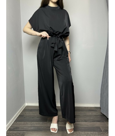 Комбинезон женский нарядный чёрный Modna KAZKA MKAD2133-1 50