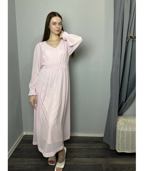 Платье нарядное женское летнее пудровое Весна PARI MKPR140723-1