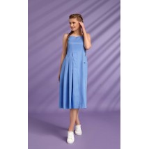 Сарафан женский летний на бретелях голубой Нова STYLE-NIKA MKSN2223-03