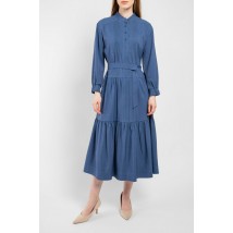 Платье женское миди синее "Марианна" Modna KAZKA MKPR2109-1