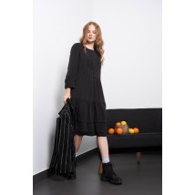 Платье женское миди черное Миледи PARI MKPR2117-01