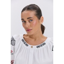 Вишиванка молочная с черным MKAR35303-4