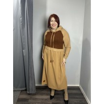 Платье женское миди терракот "Даша" PARI MKPR2118-3