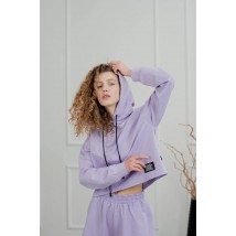 Костюм женский летний шорты и худи сиреневый Modna KAZKA MKAZ6229-3