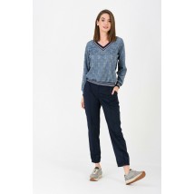 Костюм женский в спортивном стиле синий Modna KAZKA MKRMD1949-1 40