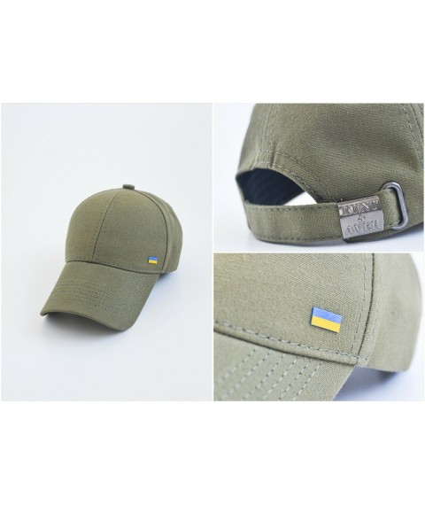 Бейсболка унисекс хаки лейба флаг Modna KAZKA MKKT9101-2