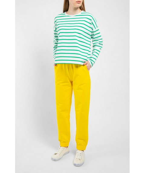 Брюки-джоггеры женские спортивные желтые STYLE-NIKA MKSN2278-01