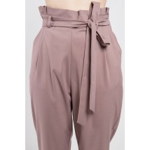 Брюки женские классические офисного стиля сиреневые Ария PARI MKPR4452-2