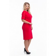 Платье женское вечернее красное нарядное по колено Modna KAZKA MKENP 0702