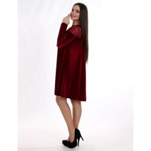Платье женское бордовое вечернее Modna KAZKA MKENG0908