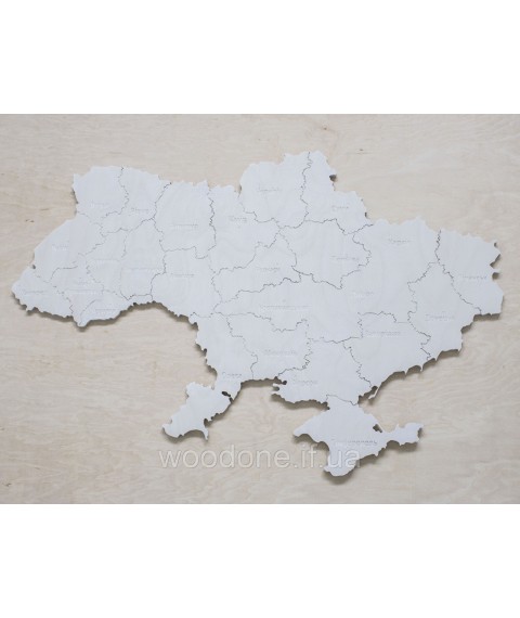 Карта Украины на стену из фанеры