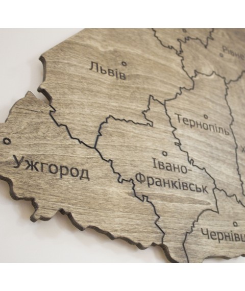 Карта Украины из фанеры