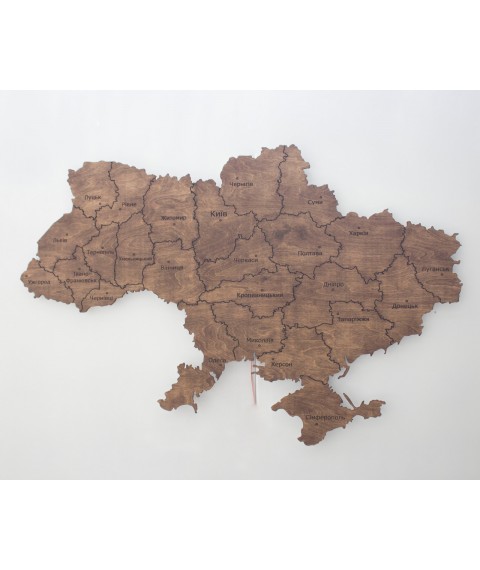 Карта Украины из подсветкой