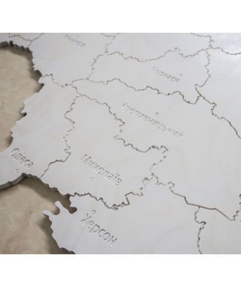 Карта Украины на стену с фанеры