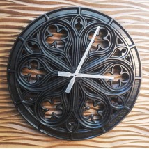 Часы в готическом стиле диаметр 45см