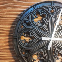 Часы в готическом стиле диаметр 45см