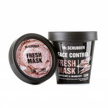 Маска для обличчя з екстрактом малини та журавлини Face Control Fresh Mask