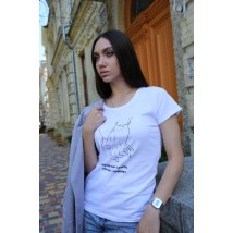 Футболка біла з авторським малюнком Футболка руки