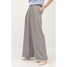 Жіночі штани «палаццо» сірого кольору Аргел 11