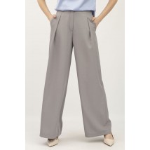 Жіночі штани «палаццо» сірого кольору Аргел 11
