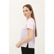 Блуза - футболка з шовку бузкова Ламін 244