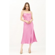 Сукня комбінація рожевого кольору з шовку Граян 3003