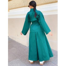 Cotton kimono jacket with belt (017)