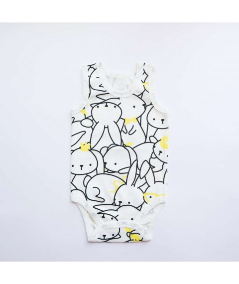 Body T-shirt Hares in yellow hats - 62