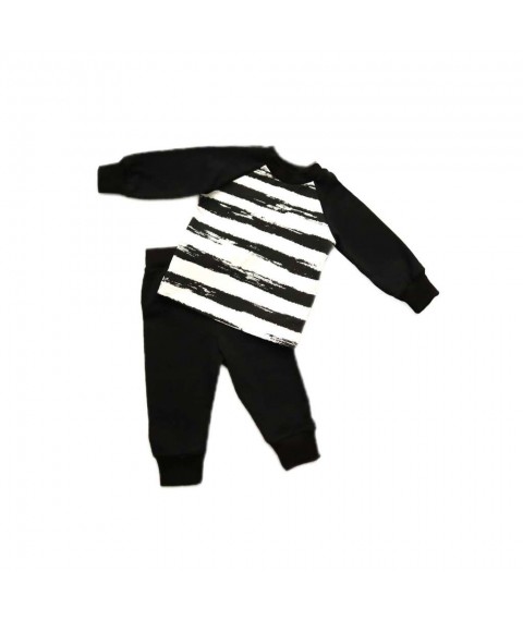 Suit print black and white stripe (production time 3-5 working days) - 62