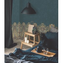 Photo tapestries flizelinov in the bedroom on the wall designer Cashmere Cashmere 620 cm x 280 cm