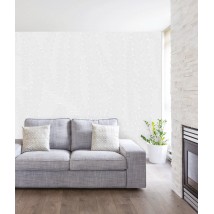 Embossed design panels 3D Weave White structure 150 cm x 150 cm