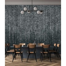 5D wallpaper Matrix cyberpunk style designer Money rain 306 cm x 280 cm Line
