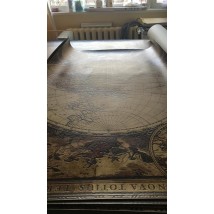 World map from the time of Columbus designer Old Map 116 cm x 150 cm
