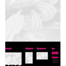 Design-Vliestapete zum Bemalen mit 3D-Volumen Dimense Deco Spring 370 cm x 280 cm