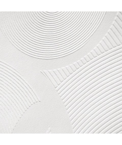 White wallpaper for the kitchen under painting Mandala Circles 3D Mandala Circle 465 cm x 280 cm