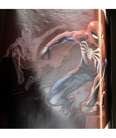 Плакат Спайдермен Человек-паук на стену на холсте по номерам№1 50 см х 35 см